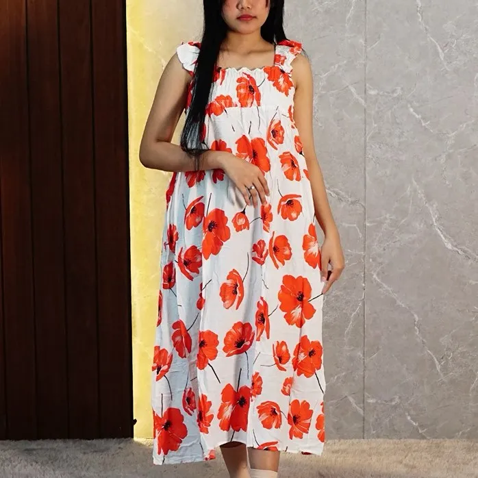Foto Tambahan Daster Yukensi Kerut Motif Kekinian