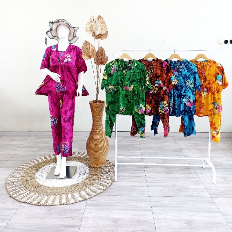 Setelan Celana Panjang Kimono Nessa – Batik Putri Laila