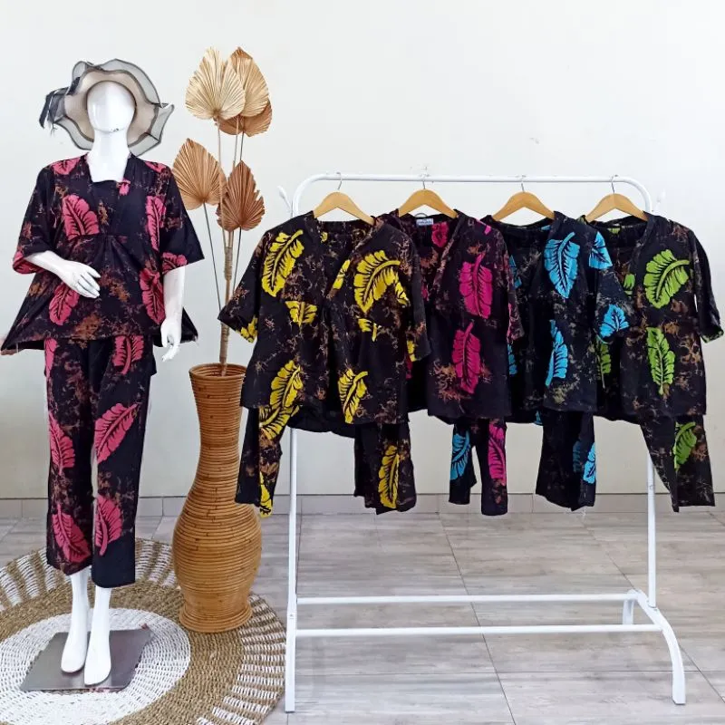 Setelan Celana Panjang Kimono ABG Motif Sunan – Batik Putri Laila